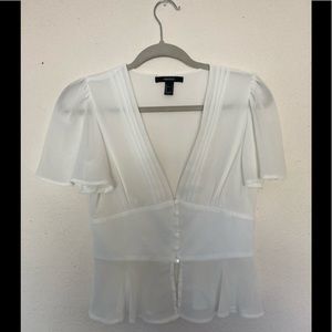 ✨Free w Purchase✨ white blouse